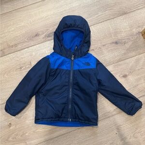 The North Face Blue Reversible Zip up Jacket